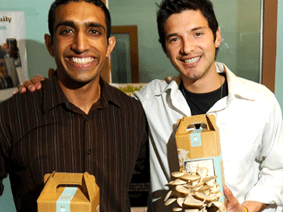 Nikhil Arora (left) and Alex Velez (right) are owners of an Oakland-based business that has received national attention for its unique product and community impact.